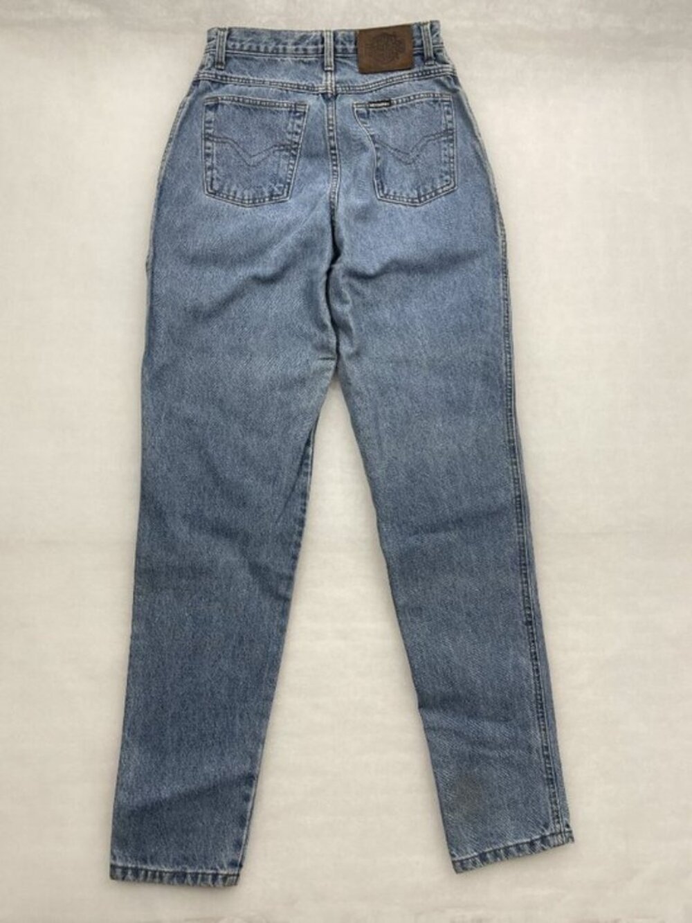 Harley Davidson Biker Blues Straight Leg Mom Jeans USA Vintage Women's 10 28x34